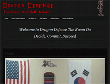 Tablet Screenshot of dragondefenseocala.com